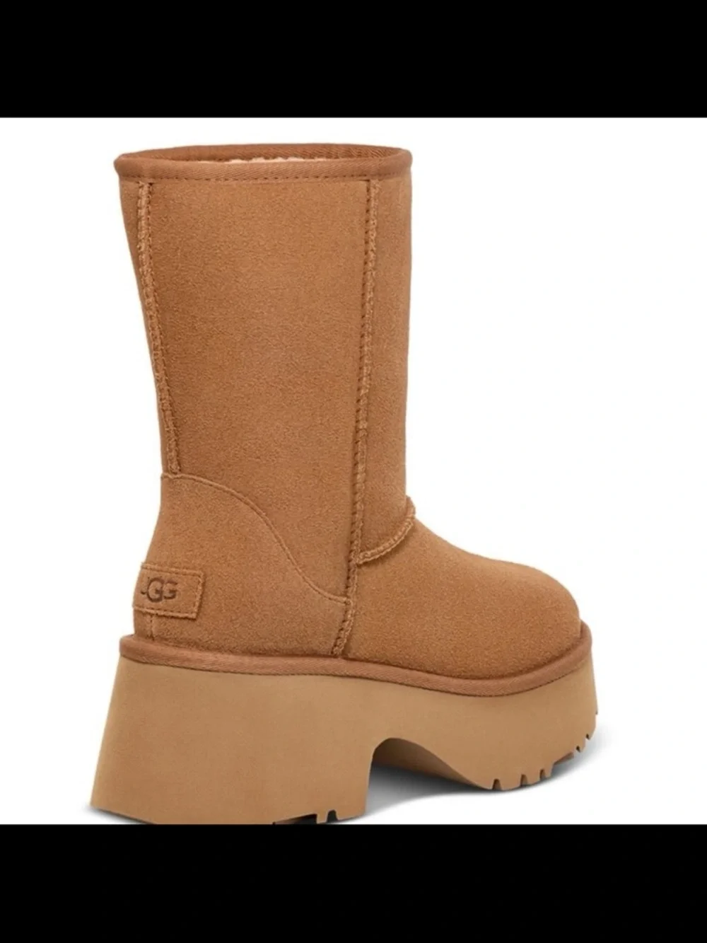 UGG Women's classic short new heights bootie’s size 7